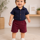 Baby Boy Casual Shirt & Shorts Outfit