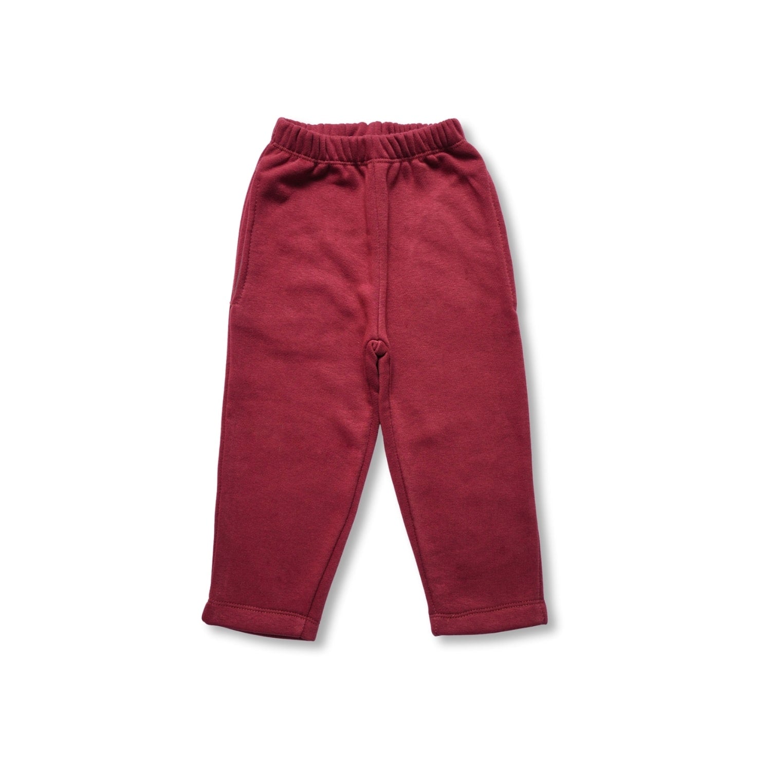 Red pants on a white background