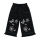 Butterfly Denim Pant - Black