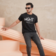 Men's Black Graphic T-shirts
