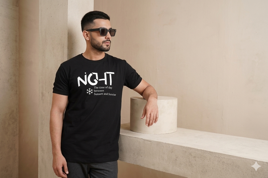 Men's Black Graphic T-shirts