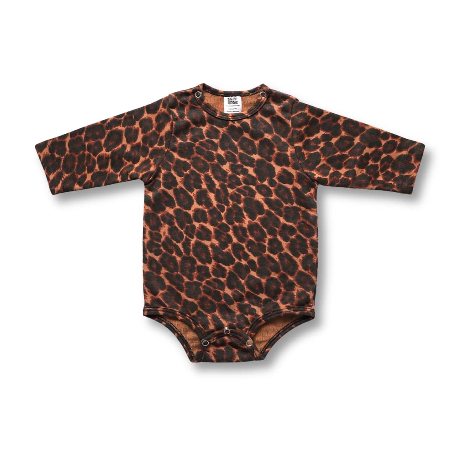 Baby black overalls and leopard print bodysuit set