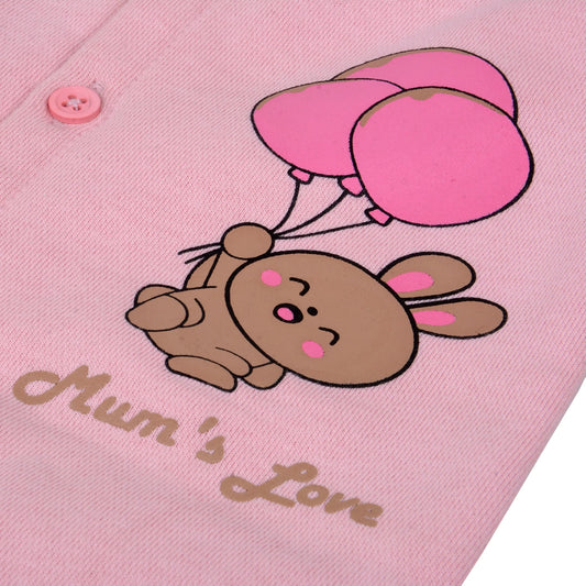 Newborn Baby Girl Fleece Jacket Romper