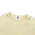newborn baby half sleeve neck snap button closeup 0 to 24 months baby