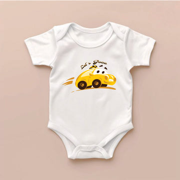 Newborn Baby Bodysuit (Taxi Car)